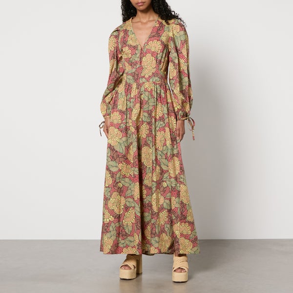 Stella Nova Floral-Print Cotton Maxi Dress