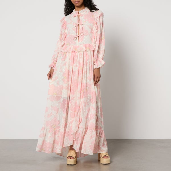 Stella Nova Floral-Print Chiffon Dress