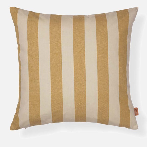 Ferm Living Strand Outdoor Cushion - Warm Yellow/Parchment