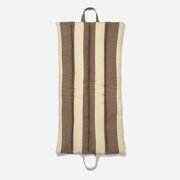 Ferm Living Strand Folding Mat - Carob Brown/Parchment