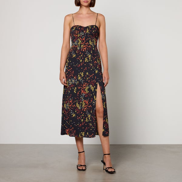 MAX&Co. Gina Floral-Print Chiffon Dress
