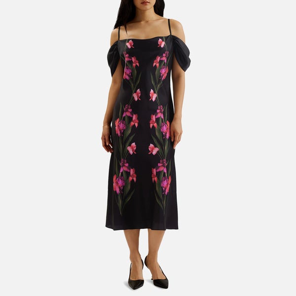 Ted Baker Lucern Satin Midi Dress