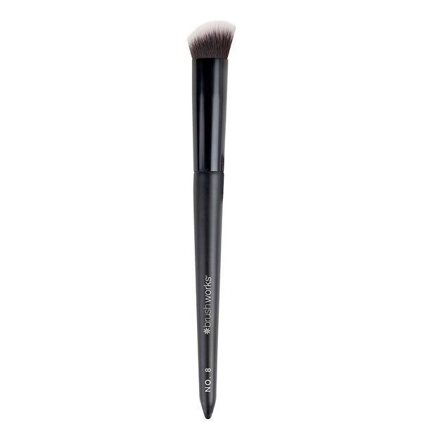 brushworks No. 8 Precise Angled Concealer Buffing Brush