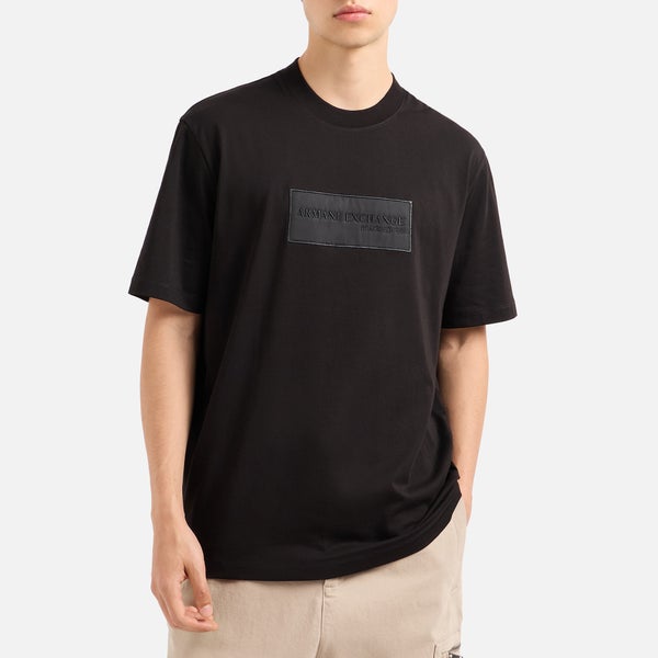 Armani Exchange Black Edition Cotton-Jersey T-Shirt