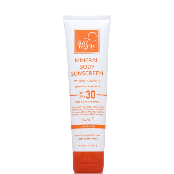 Suntegrity Skincare Mineral Body Sunscreen - Unscented, Broad Spectrum SPF 30 141.7g