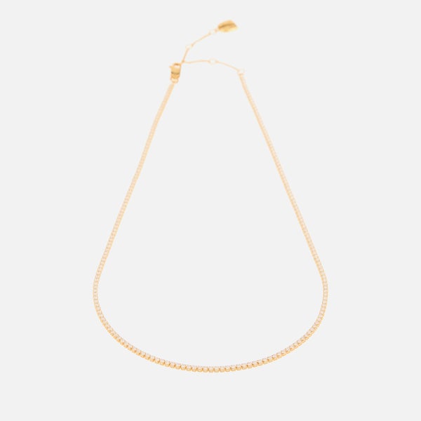 Astrid & Miyu Gold-Plated Tennis Necklace