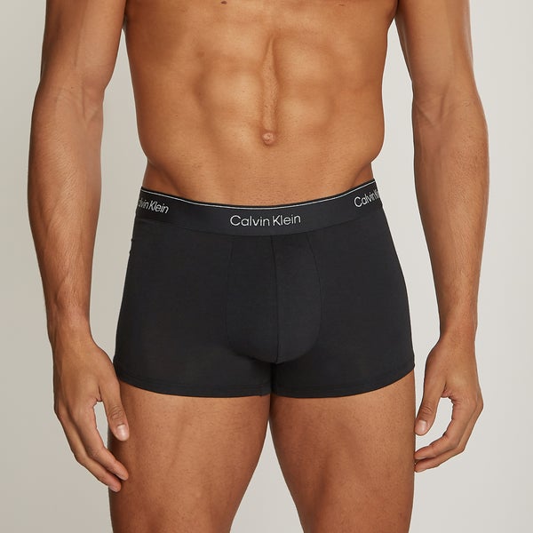 Calvin Klein Three-Pack Modern Cotton-Jersey Low Rise Trunks