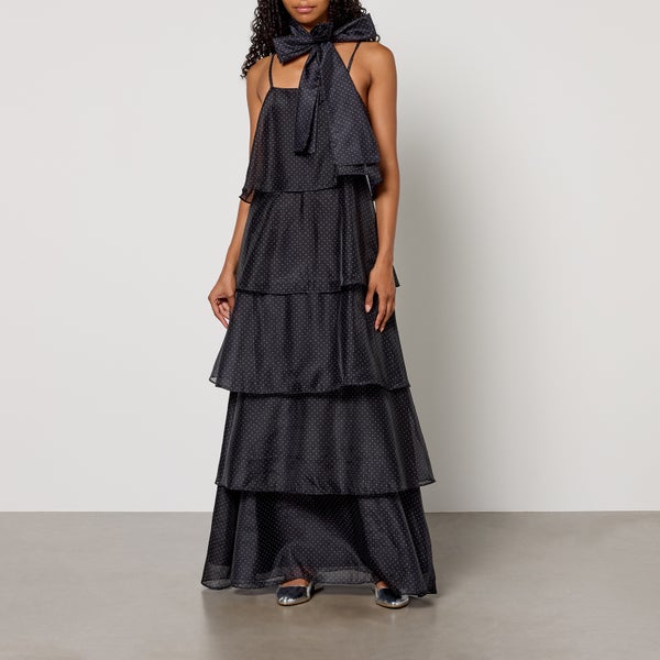Sister Jane Ranch Organza Tiered Midi Dress