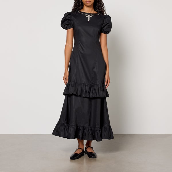 Sister Jane Serenade Cotton-Blend Ruffle Midi Dress