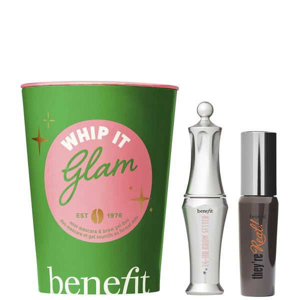 benefit Whip It Glam Mini They're Real! Mascara & 24 Hour Brow Setter Duo (Worth £29.50)