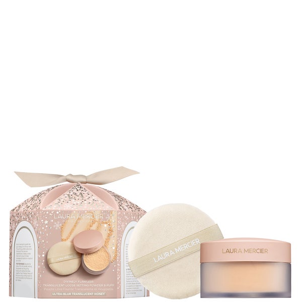 Laura Mercier Divinely Flawless Ultra-Blur Translucent Loose Setting Powder and Puff 20g (Various Shades)