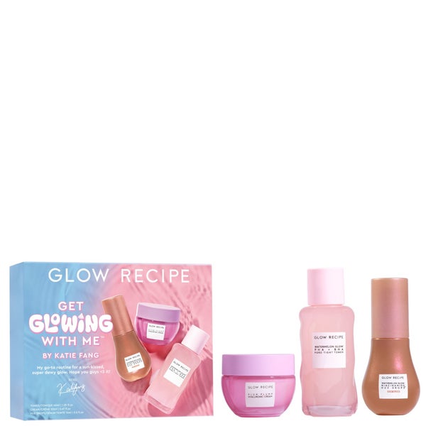 Glow Recipe Get Glowing with Me Kit by Katie Fang with Hue Drops Tinted Serum (Worth £51.00)