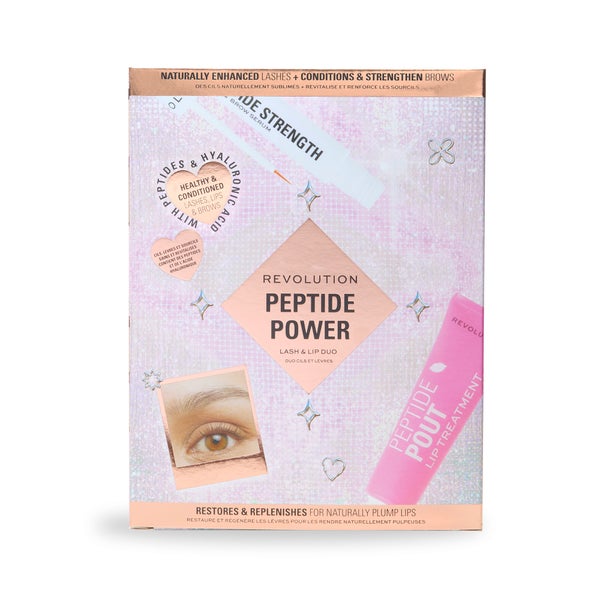 Makeup Revolution Peptide Power Lash and Lip Duo Gift Set (Worth £17.99)