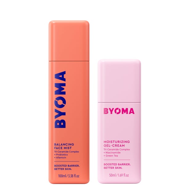 BYOMA Moisturising Gel Cream 50ml and Balancing Face Mist 100ml Bundle
