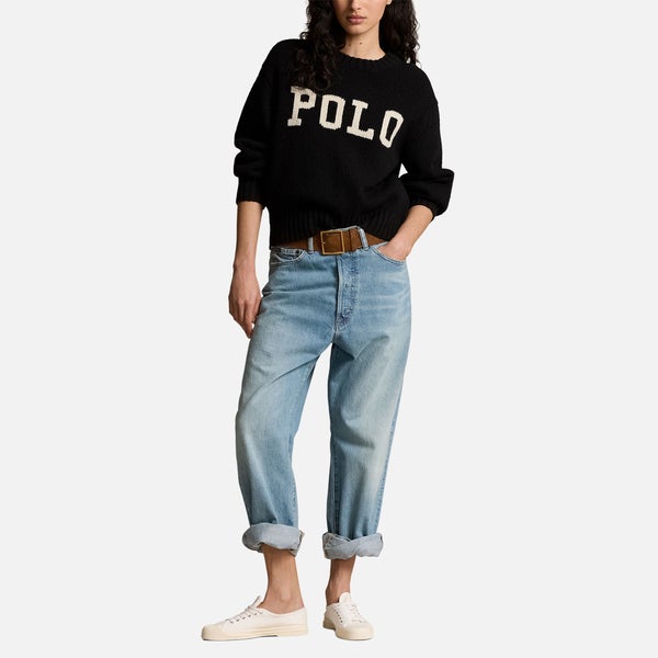 Polo Ralph Lauren Logo-Intarsia Cotton Knit Jumper