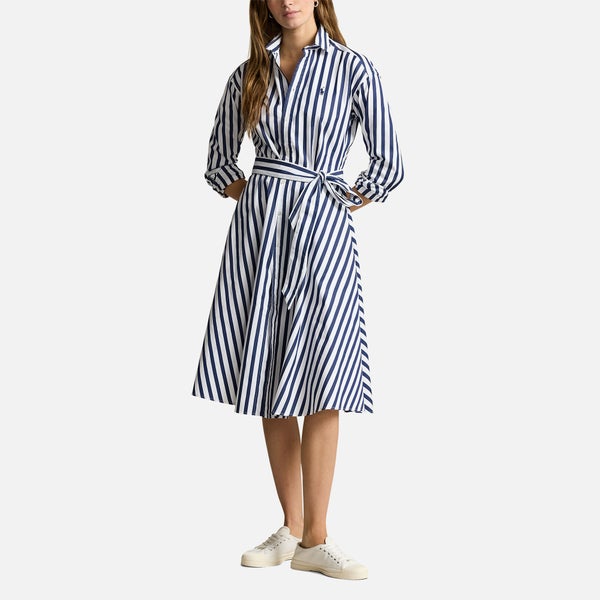 Polo Ralph Lauren Vicki Cotton-Poplin Day Dress