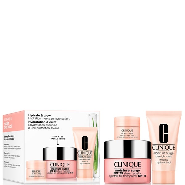 Clinique Skin School Supplies: Hydrate and Glow with SPF Skincare Gift Set