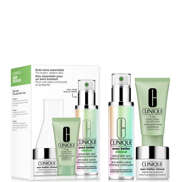 Clinique Skin School Supplies: Even Tone Essentials Brightening Skincare Set