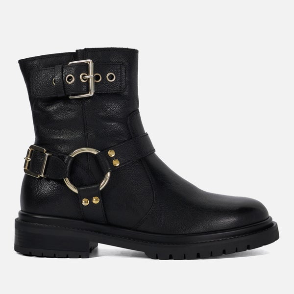 Dune London Women's Piton Leather Low Boots
