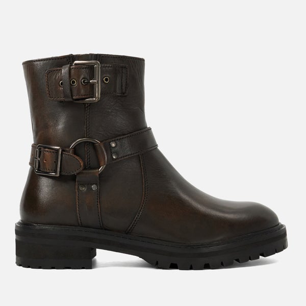Dune London Women's Piton Leather Low Boots