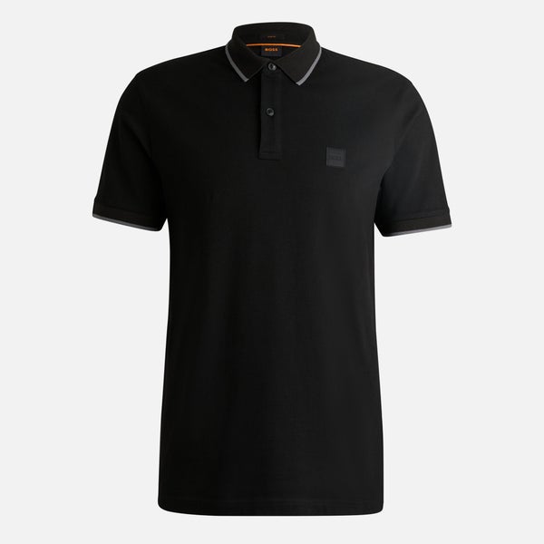 BOSS Orange Passertip Cotton-Piqué Polo Shirt