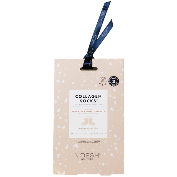 VOESH Collagen Socks - Argan Oil and Floral Extracts Pair