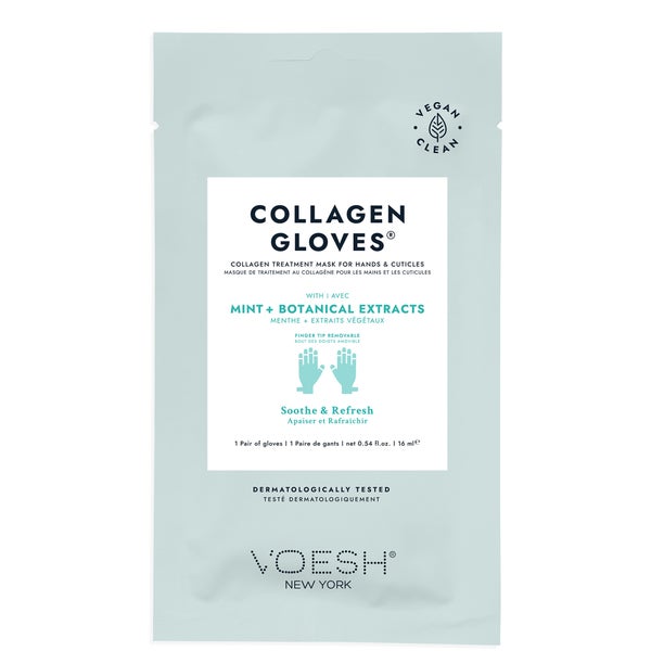 VOESH Collagen Gloves - Mint and Botanical Extracts Pair