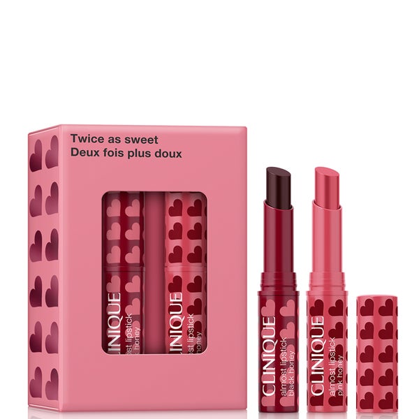 Clinique Twice As Sweet: Black Honey Lipstick Gift Set (Worth £30.95)