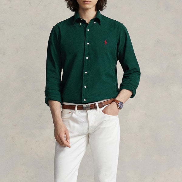 Polo Ralph Lauren Custom-Fit Garment-Dyed Cotton Oxford Shirt