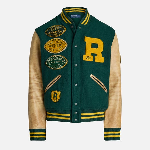 Polo Ralph Lauren Men's Lined Varsity Jacket - Moss Agate
