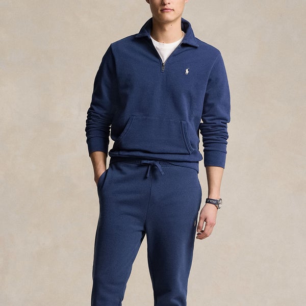 Polo Ralph Lauren Men's Loopback Terry Half Zip Sweatshirt - Cruise Navy