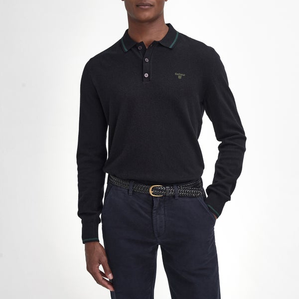 Barbour Nocton Cotton-Blend Knit Polo Shirt