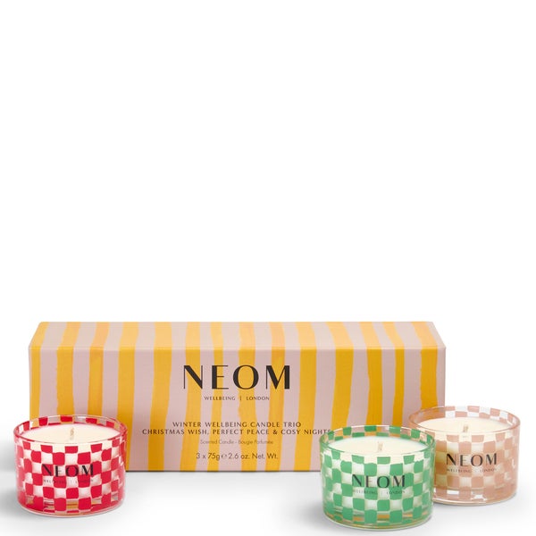 NEOM Winter Wellbeing Candle Trio