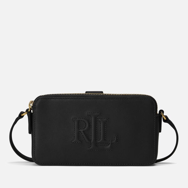 Lauren Ralph Lauren Medium Strap Leather Wallet On Chain