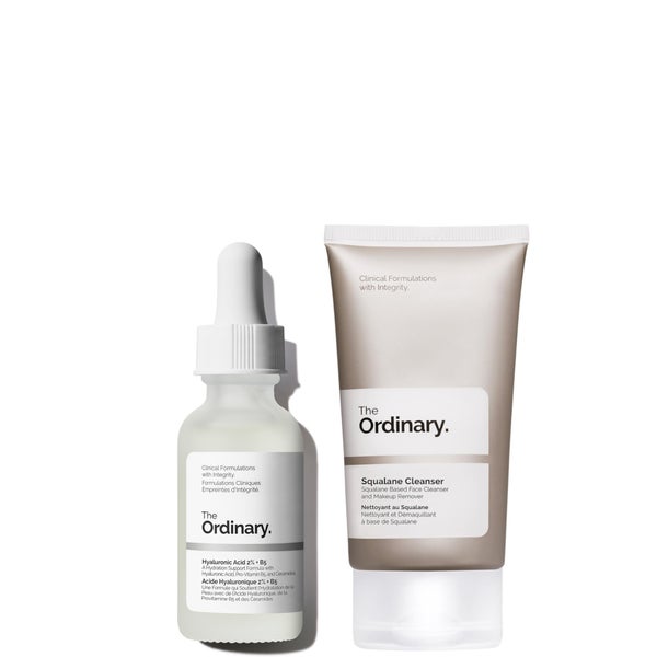 The Ordinary Hyaluronic Acid and Squalane Cleanser Bundle