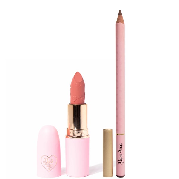 Doll Beauty Lip Bundle - My Love Lipstick and Diva 4eva Lip Liner