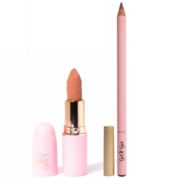 Doll Beauty Lip Bundle - Get Lippy Lipstick and Get It Girl Lip Liner