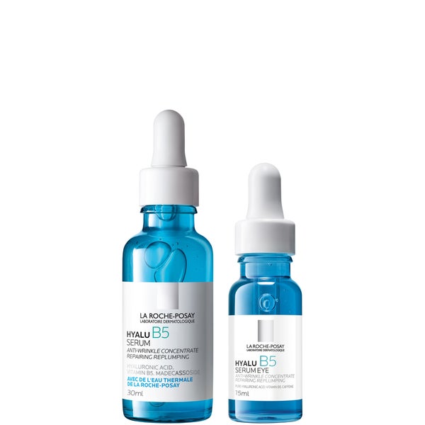 La Roche-Posay Replump and Hydrate Hyalu B5 Duo: Face Serum and Eye Cream Hyaluronic Acid Concentrated Care
