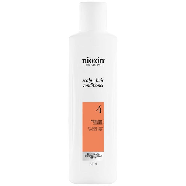 NIOXIN Scalp and Hair Thickening System 4 Conditioner for Coloured Dry and Damaged Hair with Progressed Thinning 300ml