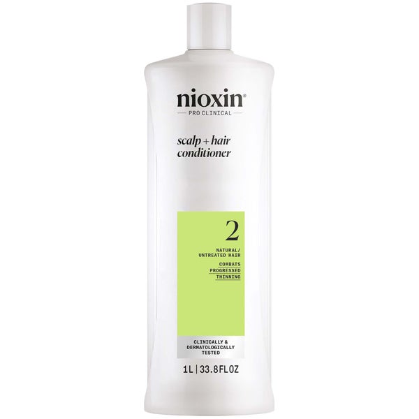 NIOXIN Scalp and Hair Thickening System 2 Conditioner for Natural Hair with Progressed Thinning 1L