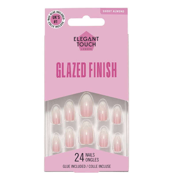 Elegant Touch Glitter Nails Glaz'd