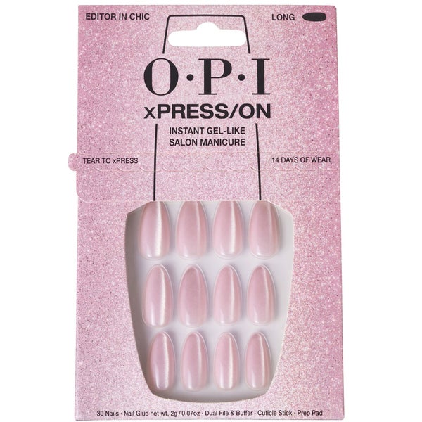 OPI xPRESS/ON - Editor in Chic Press On Nails Gel-Like Salon Manicure