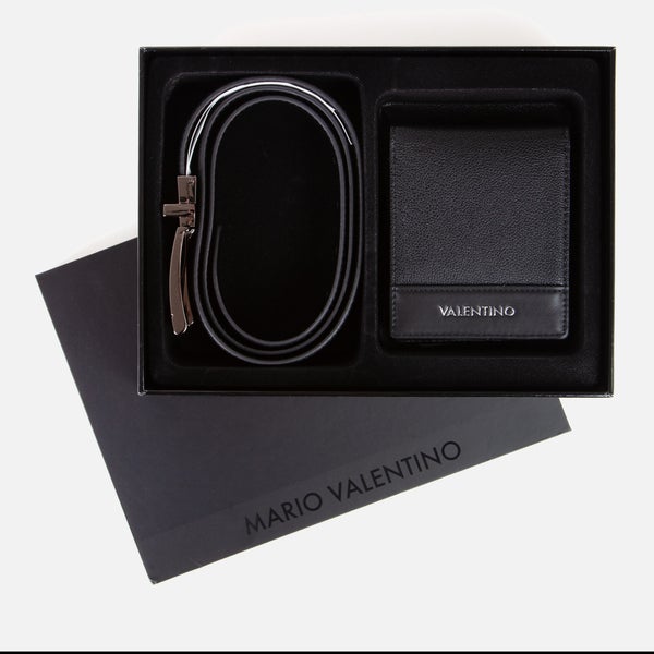 Valentino Men's Giovix Wallet & Belt Gift Set - Black
