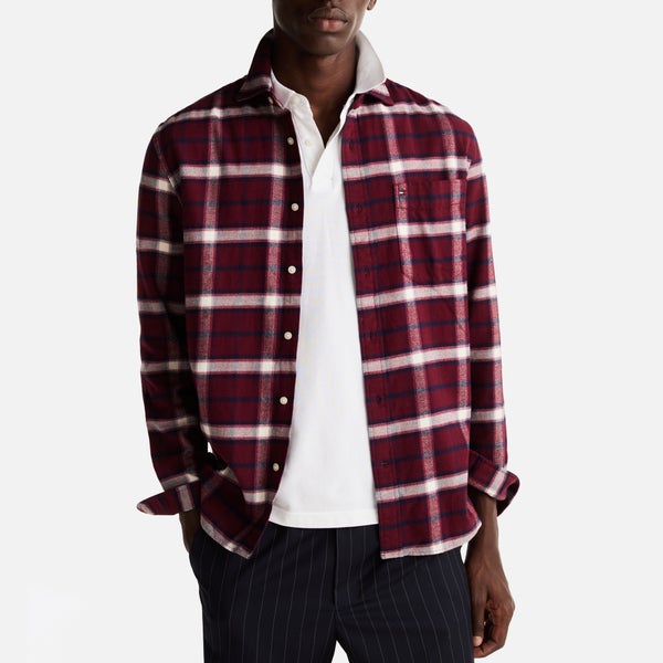 Tommy Hilfiger Brushed Shadow Cotton-Blend Shirt