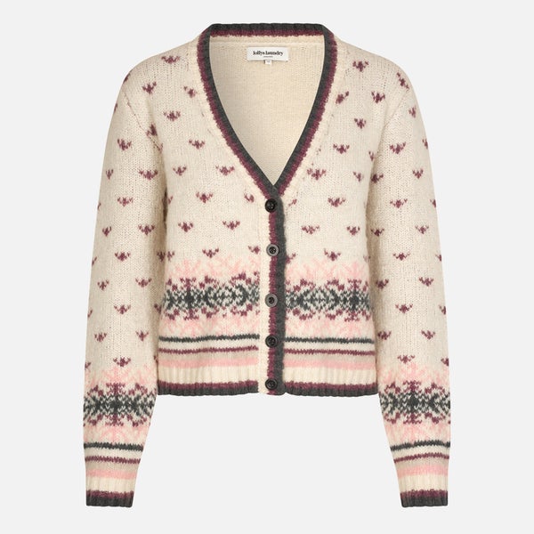 Lollys Laundry Nina Fair Isle Knitted Cardigan