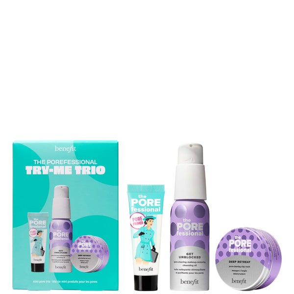 benefit The Porefessional Try Me Trio Porefessional Primer & Skincare Oil Cleanser & Clay Face Mask Gift Set