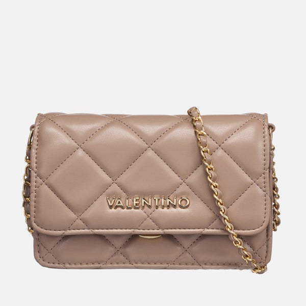Valentino Ocarina Quilted Faux Leather Flap Bag 