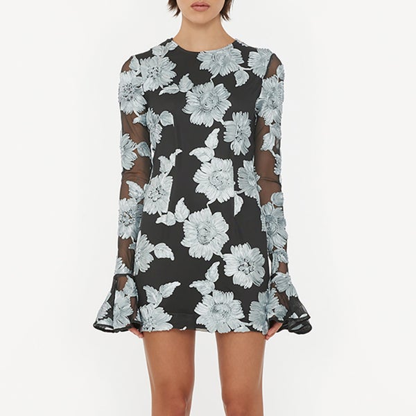 ROTATE Birger Christensen Mesh Mini Dress