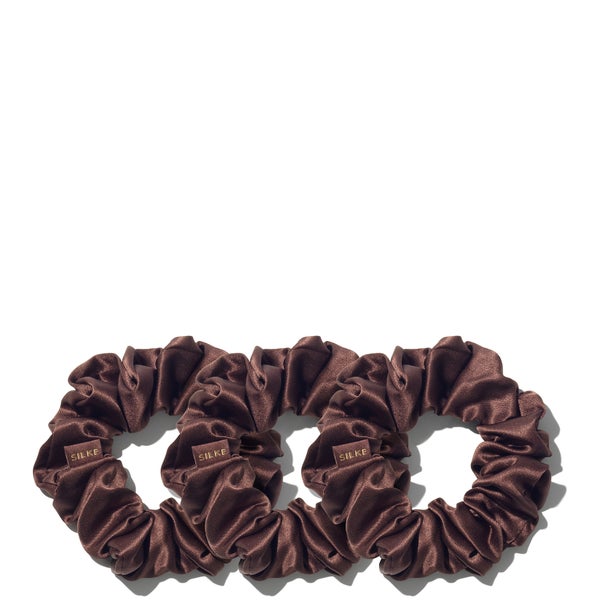SILKE London Hair Scrunchies - Brown