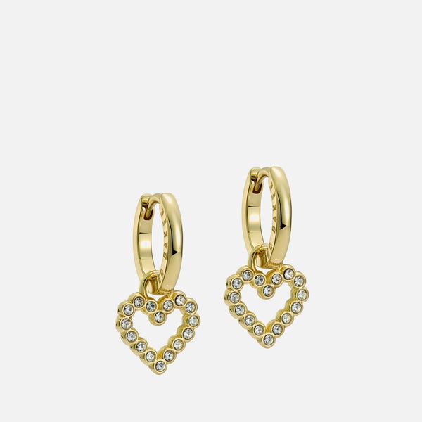 Ted Baker Amora Halo Gold-Plated Heart Earrings